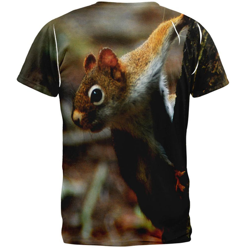 Red Squirrel Jay El All Over Sublimated T-Shirt Men's T-Shirts Old Glory   