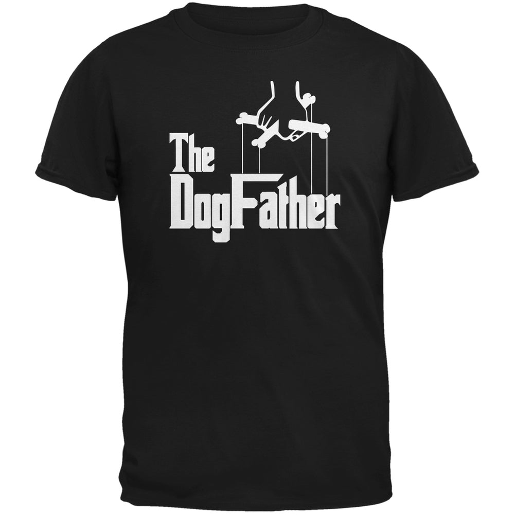 Fathers Day - The Dog Father Black Adult T-Shirt Men's T-Shirts Old Glory 2XL Black 