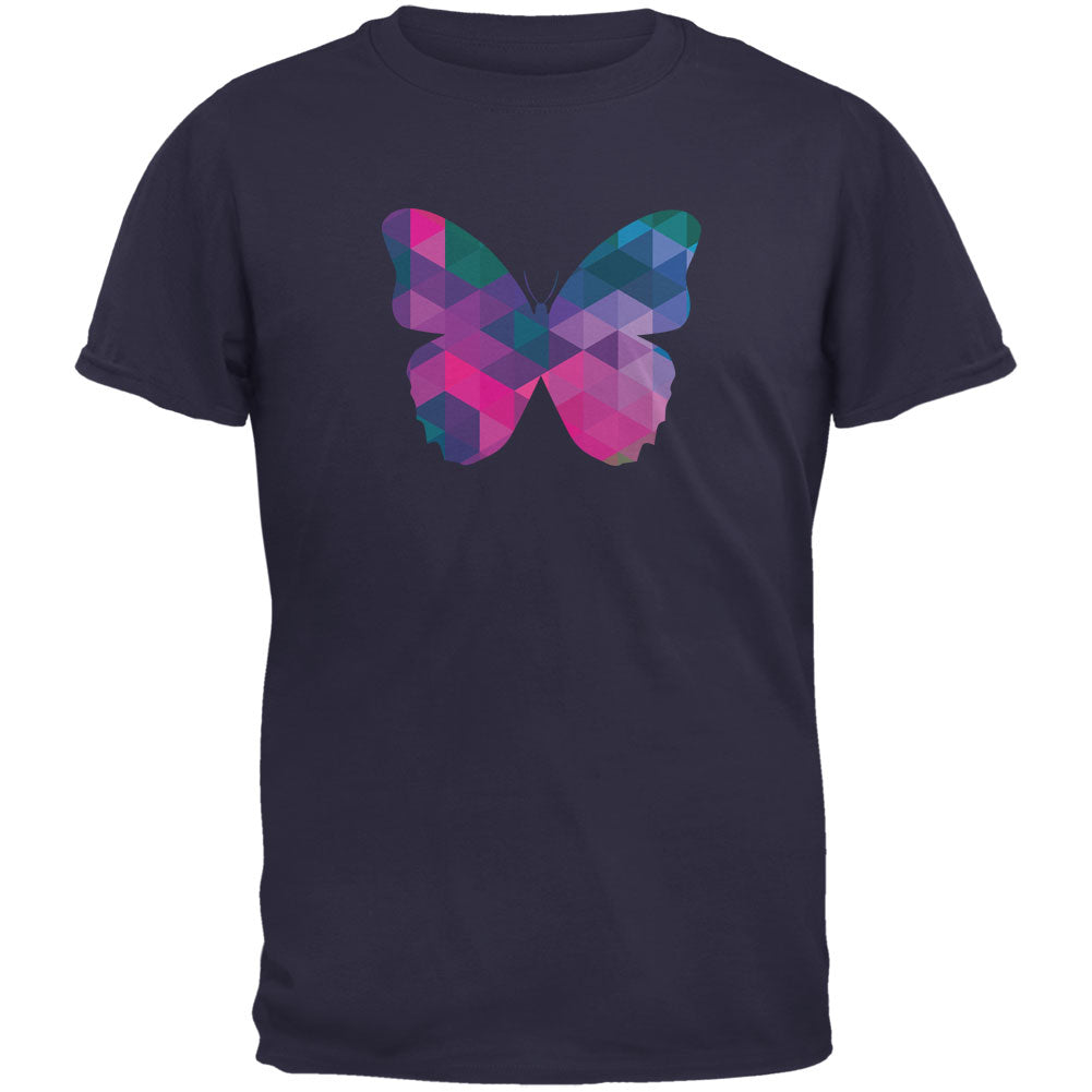 Butterfly Geometric Navy Youth T-Shirt Youth T-Shirts Old Glory LG Dark Blue 