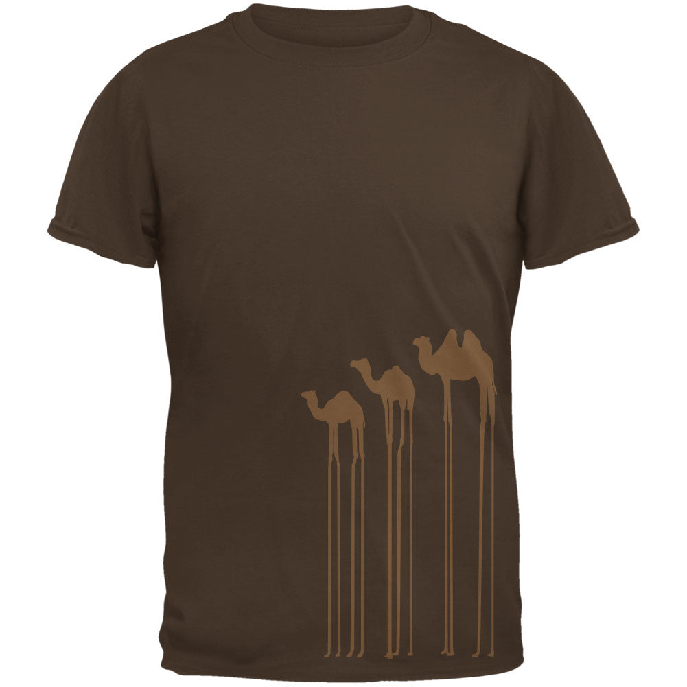 Surreal Camels Brown Youth T-Shirt Youth T-Shirts Old Glory LG Brown 