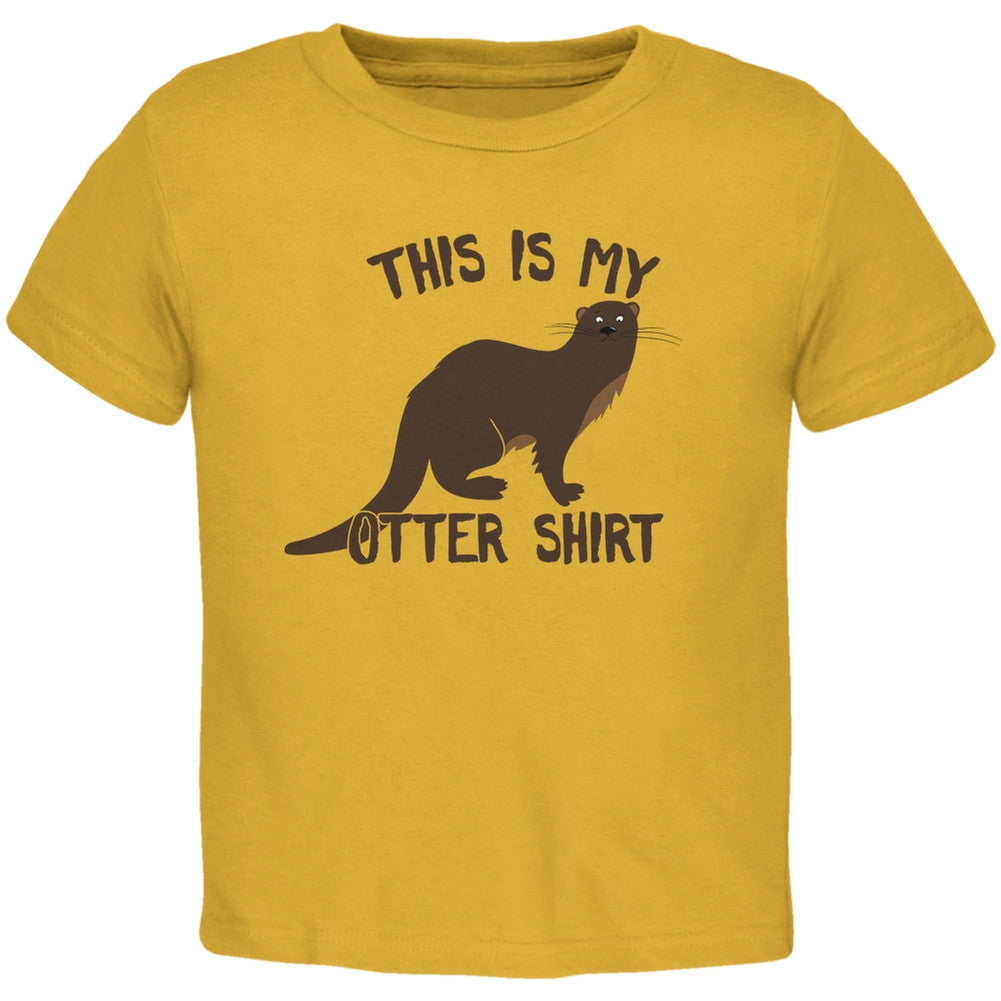 This Is My Otter Shirt Light Blue Toddler T-Shirt Toddler T-Shirts Old Glory 2T Light Blue 