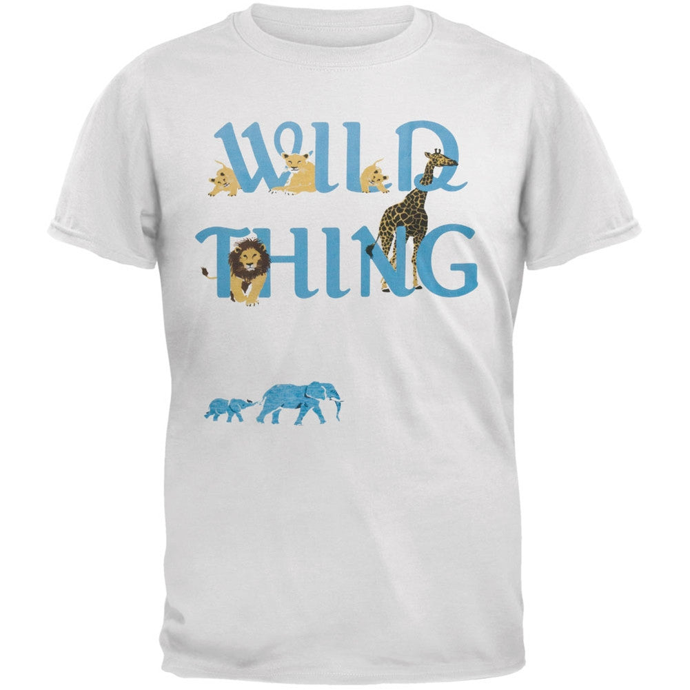 Wild Thing Safari Animals Adult T-Shirt Men's T-Shirts Animalworld   