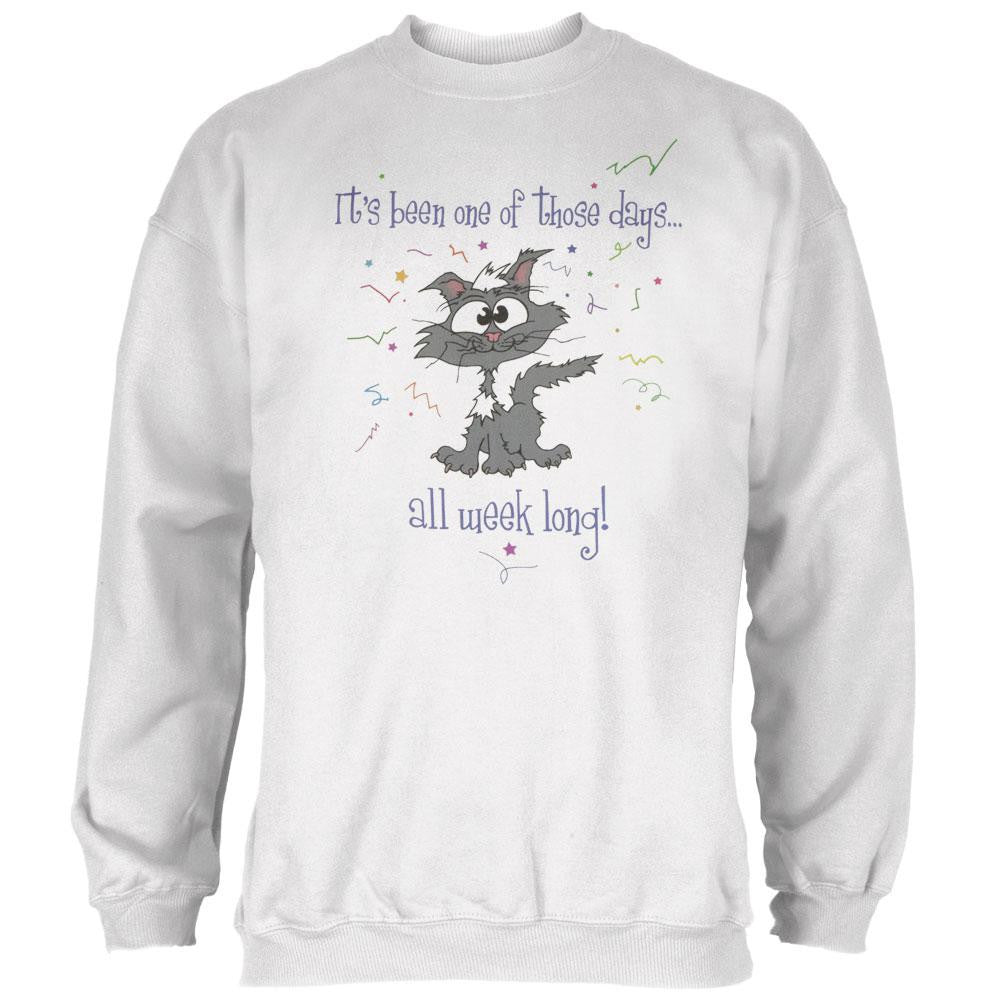 One Of Those Days Adult Crew Sweatshirt Sweatshirts Animalworld   