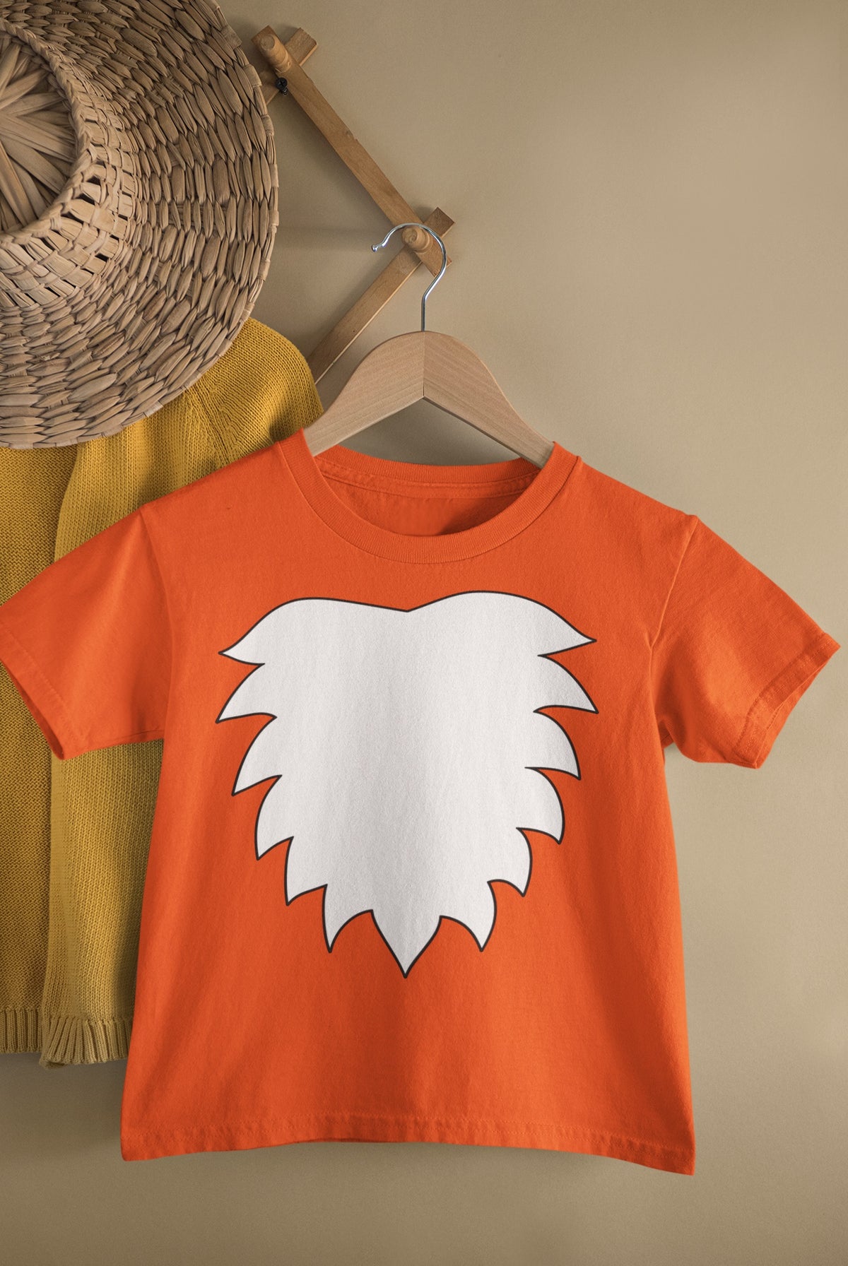 Fox Costume Orange Toddler T-Shirt Toddler T-Shirts Old Glory   