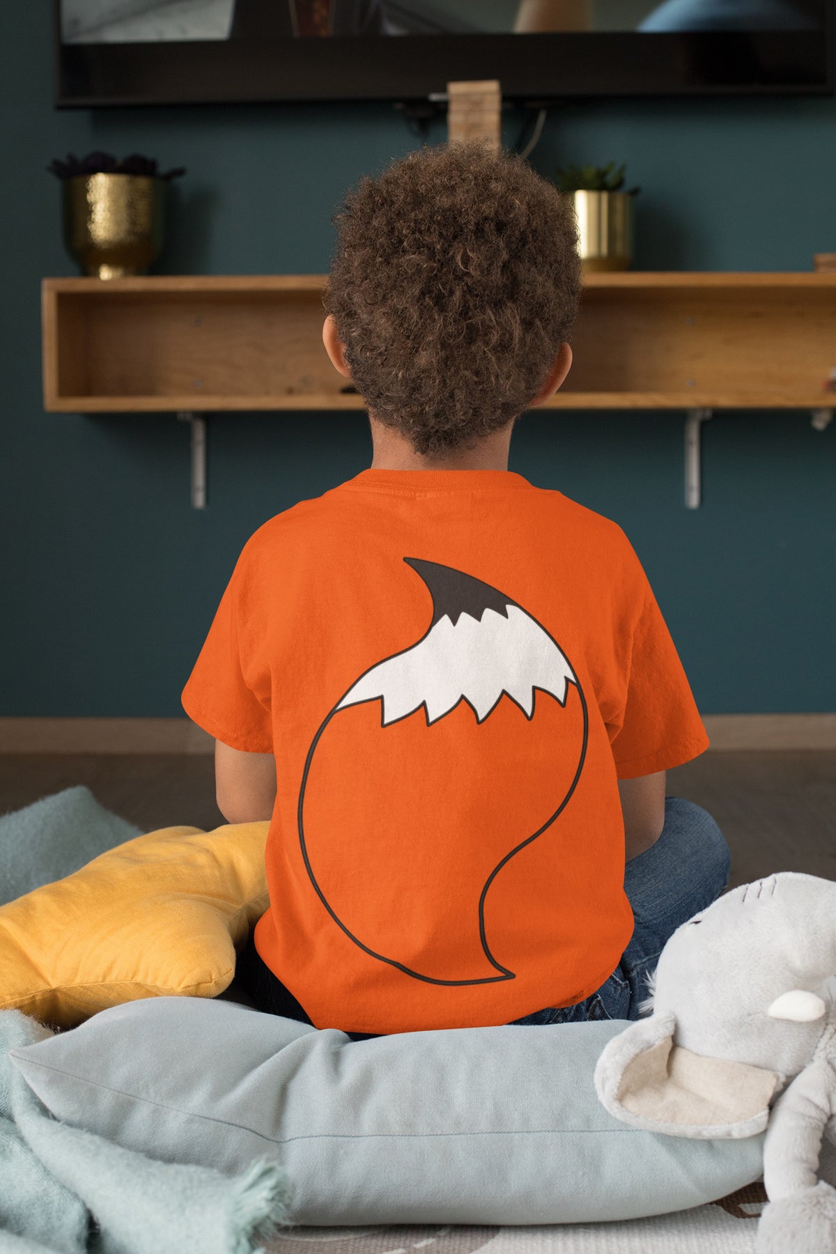 Fox Costume Orange Toddler T-Shirt Toddler T-Shirts Old Glory   