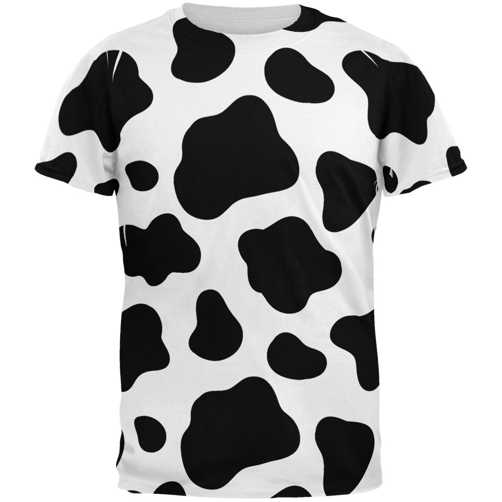 Cow Pattern Costume All Over Adult T-Shirt Men's T-Shirts Old Glory 2XL Multi 