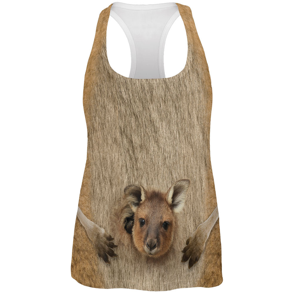 Halloween Kangaroo Costume All Over Womens Tank Top Tank Tops Old Glory 2XL Multi 