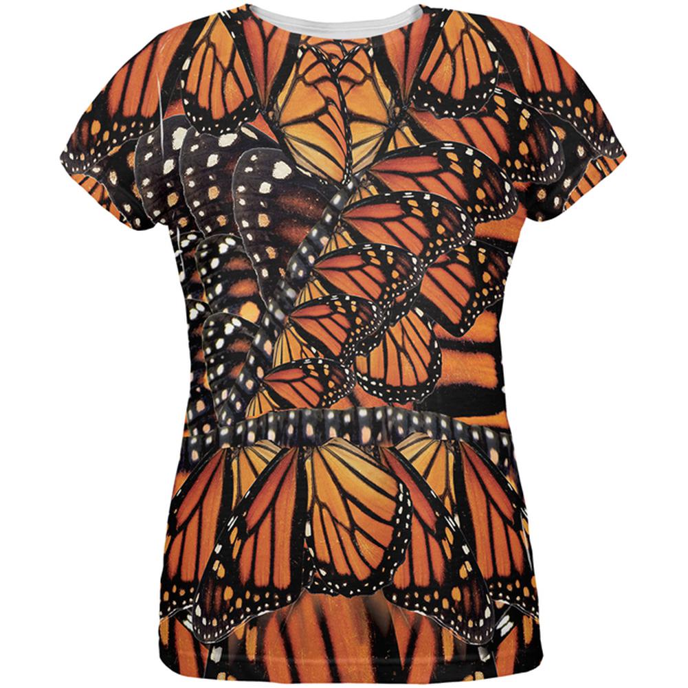 Monarch Butterfly Costume All Over Womens T-Shirt Women's T-Shirts Old Glory 2XL Multi 