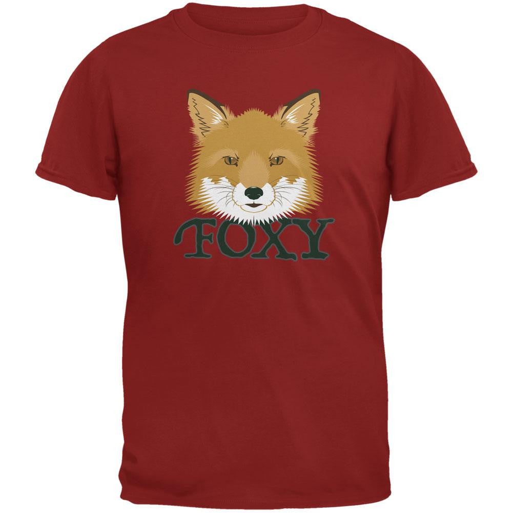 Foxy Cardinal Red Adult T-Shirt Men's T-Shirts Old Glory   