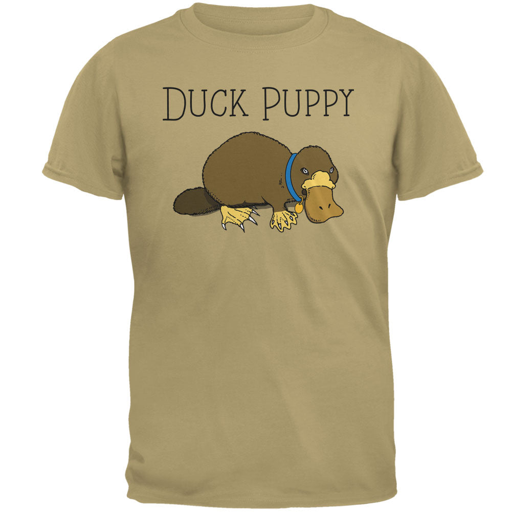 Duck Puppy Platypus Tan Adult T-Shirt Men's T-Shirts Old Glory 2XL Tan 