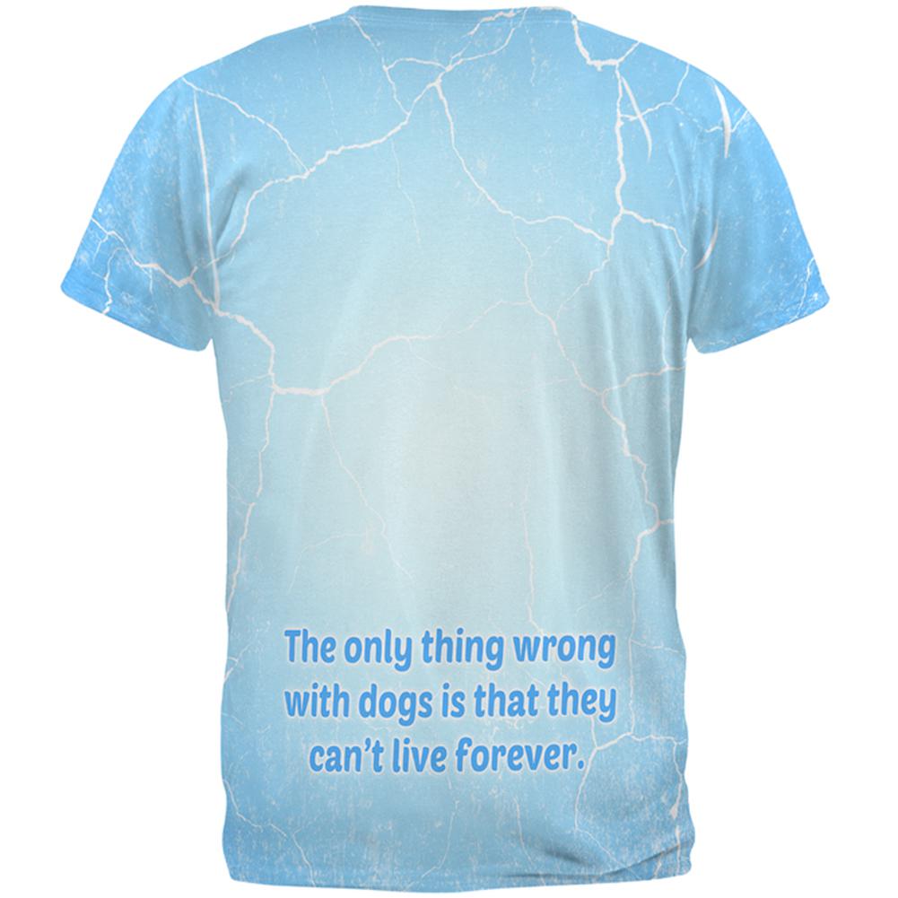 Poodle Live Forever All Over Adult T-Shirt Men's T-Shirts Old Glory   