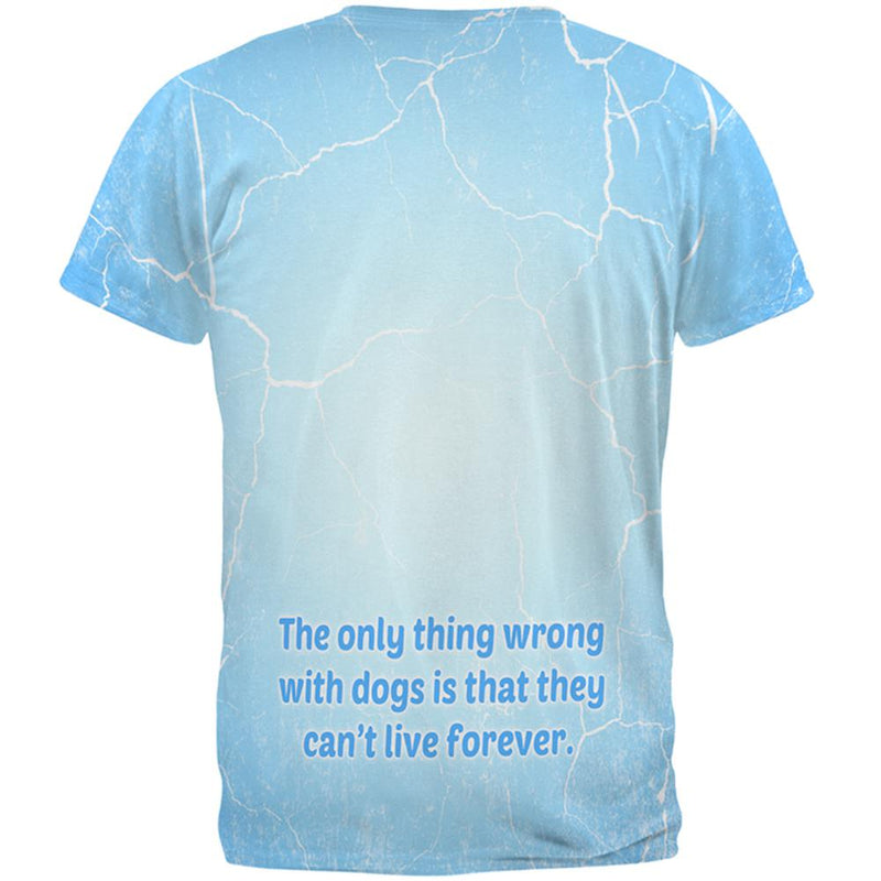 Poodle Live Forever All Over Adult T-Shirt Men's T-Shirts Old Glory   