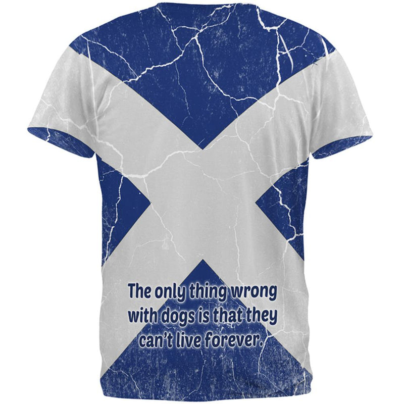 Scottish Terrier Live Forever All Over Adult T-Shirt Men's T-Shirts Old Glory   