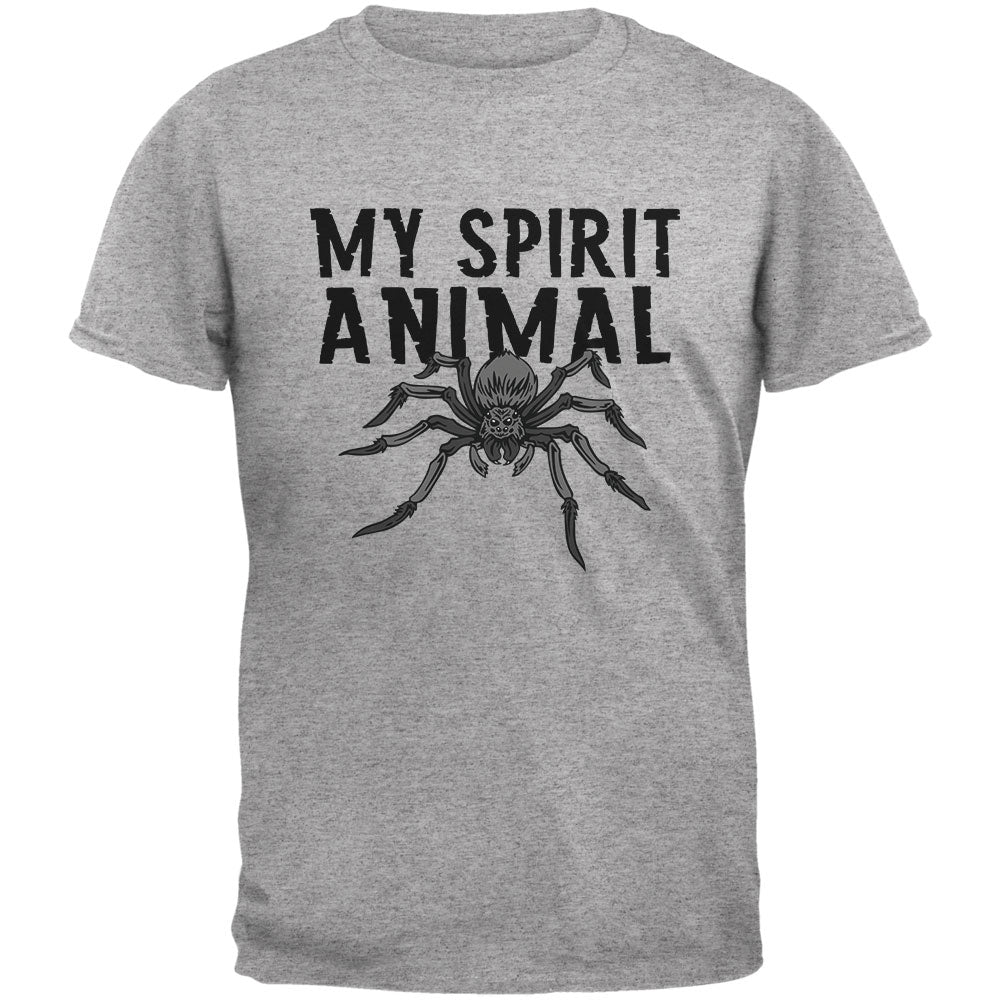 My Spirit Animal Spider Heather Grey Youth T-Shirt Youth T-Shirts Old Glory LG Grey 