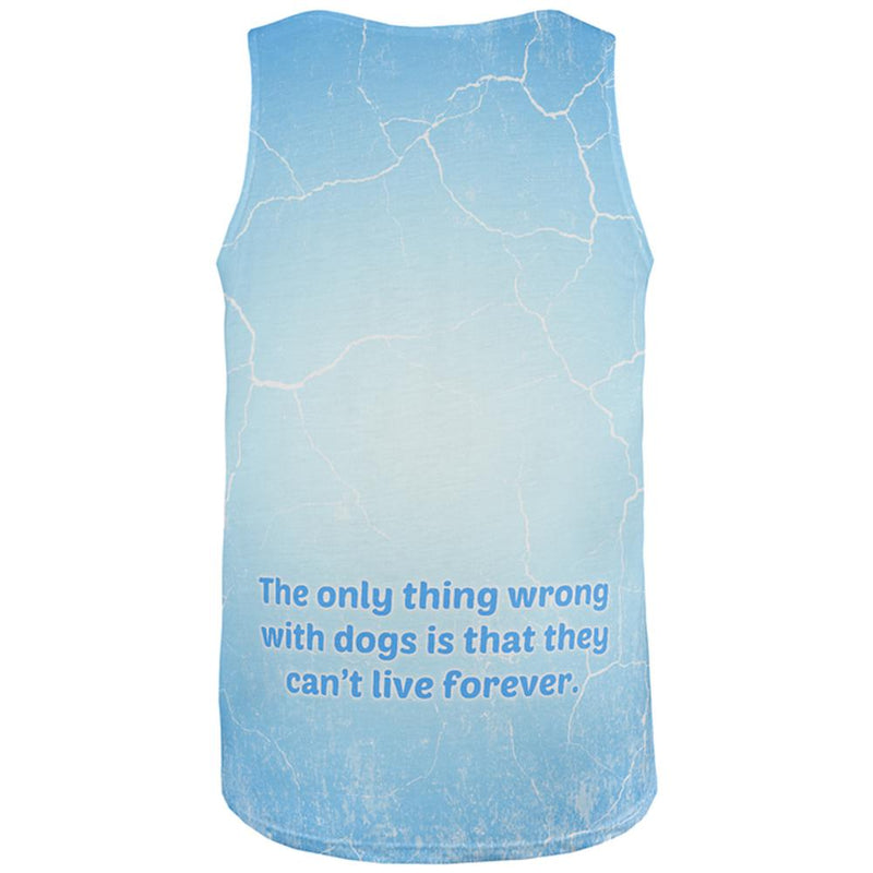 Poodle Live Forever All Over Adult Tank Top Tank Tops Old Glory   