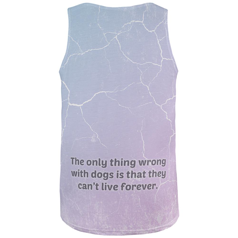 Yorkshire Terrier Live Forever All Over Adult Tank Top Tank Tops Old Glory   