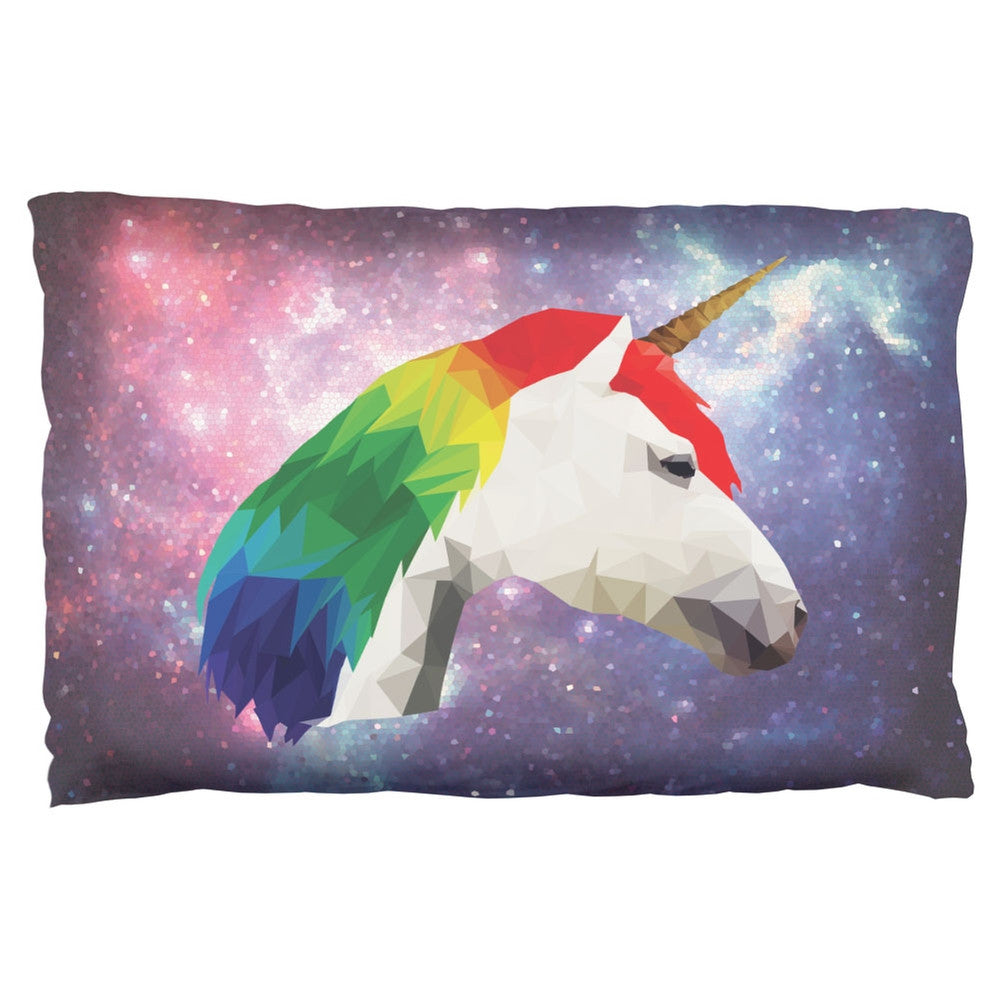 Geometric Rainbow Galaxy Unicorn Pillow Case Pillowcases Old Glory   