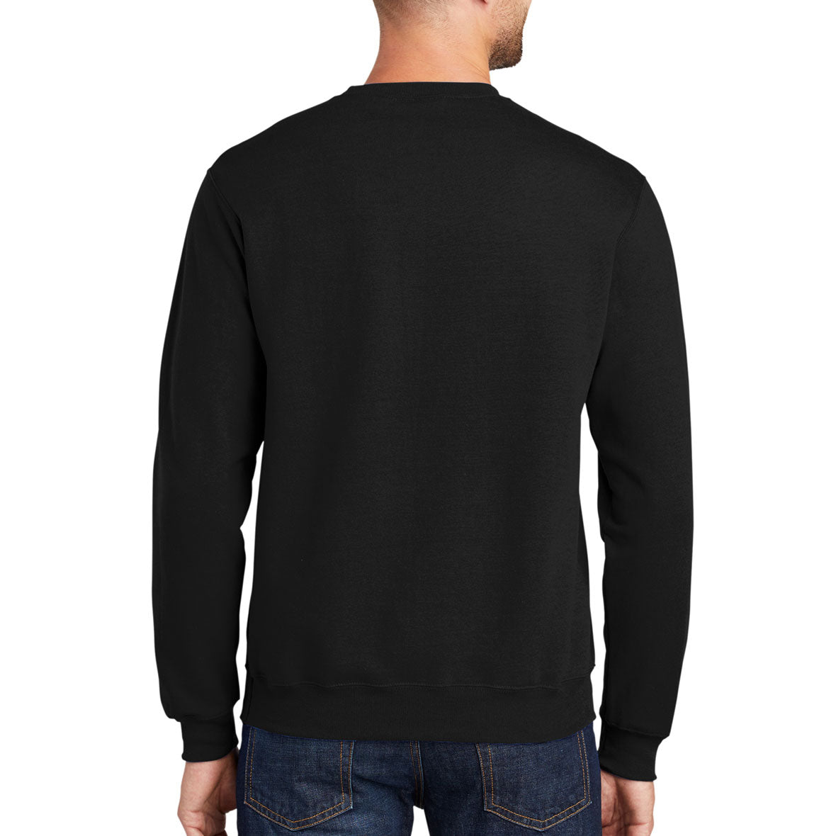 Dork Mens Crewneck Sweatshirt - Black Men's Sweatshirts Old Glory   