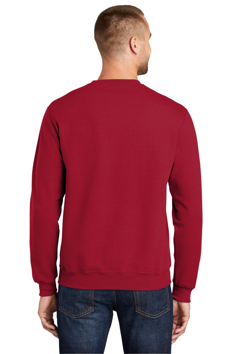 Meh Red Adult Crewneck Sweatshirt Men's Sweatshirts Old Glory   