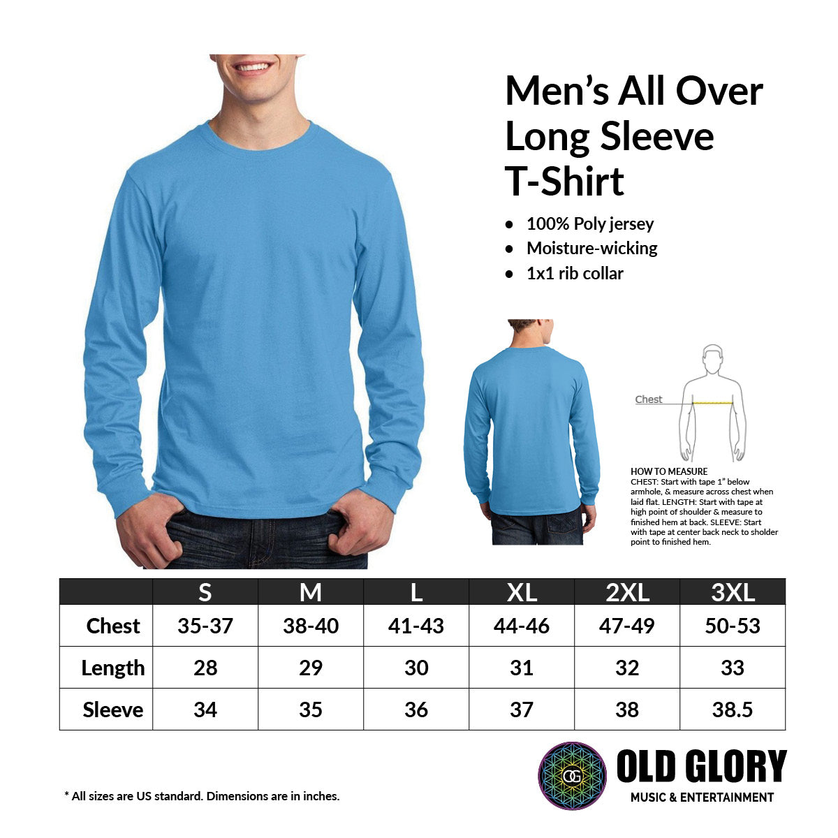 Nobody Lives Forever Long Sleeve T-Shirt Men's Long Sleeves Old Glory   