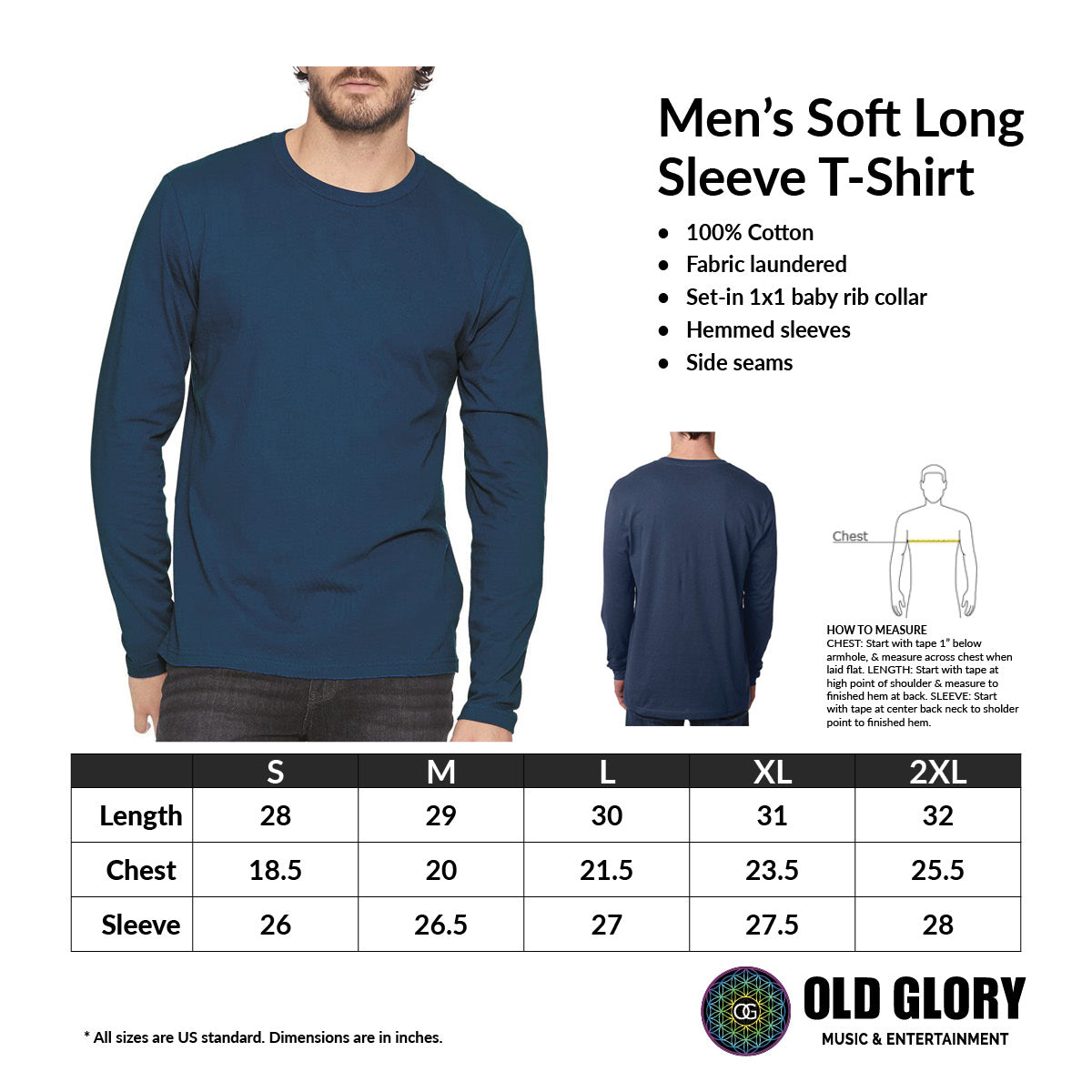 Danbury Trashers - Logo Mens Long Sleeve T Shirt Men's Long Sleeves Old Glory   