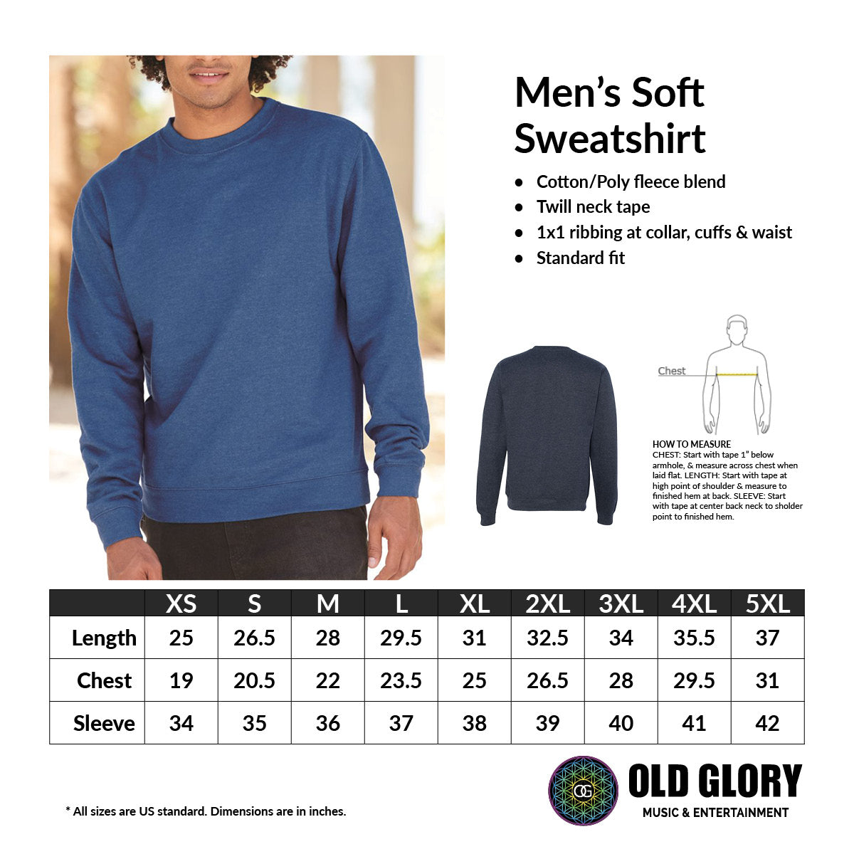 Seattle Seahawks - Est 1976 Logo Striker Sandstone Premium Crew Neck Sweatshirt Men's Sweatshirts Seattle Seahawks   