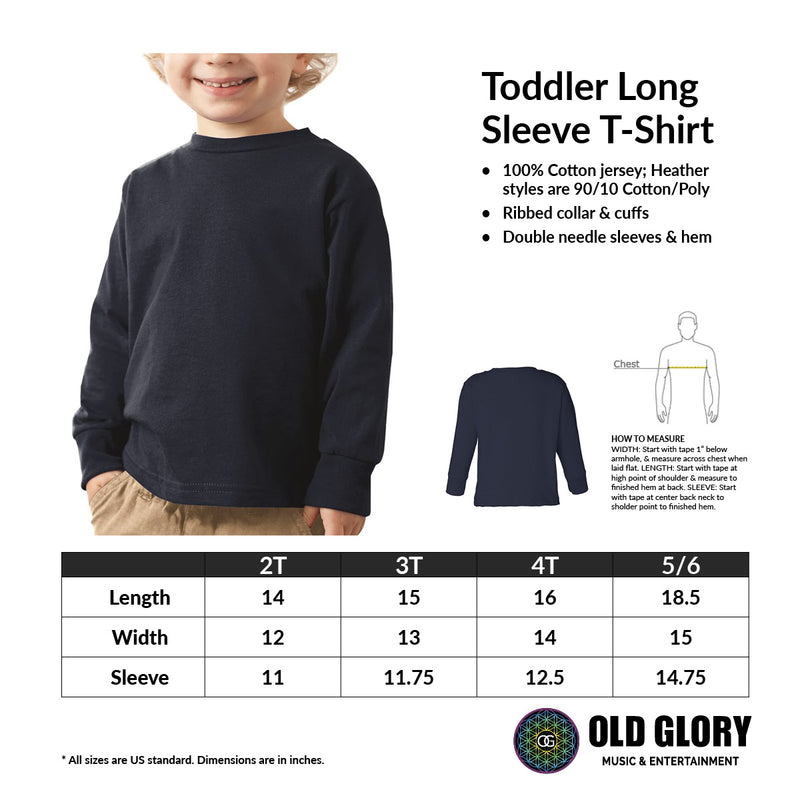 Moose Ugly Christmas Sweater Toddler Long Sleeve T Shirt Long Sleeve T-Shirts Old Glory   