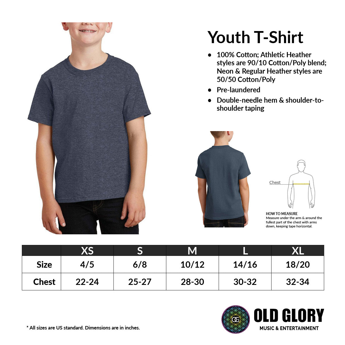 Halloween Costume All Over Cow Pattern Youth Costume T Shirt Youth T-Shirts Old Glory   